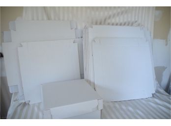 (#65) Bakery Card Board Boxes And Sheet Cake 19x15 And 12x12x6