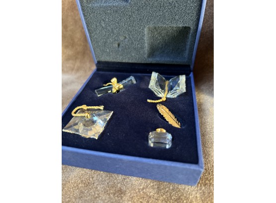 (#120) Swarovski Crystal Mini 4 Piece GRADUATION SET With Box #653491