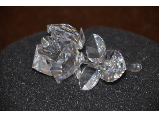 (#129) Swarovski Crystal THE ROSE 3' With Box #174956