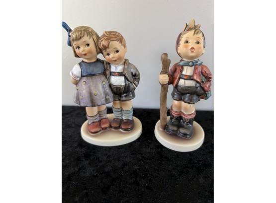(#150) Hummel Goebel Exculsive Edition Figurines:  5.5' COUNTRY SUITOR - 4.5' THE LITTLE PAIR - Orig. Boxes
