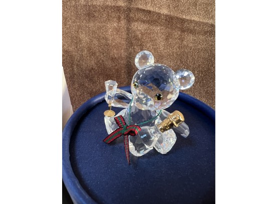 (#123) Swarovski Crystal Mini KRIS BEAR 1.5' With Box #7637 NR 000005