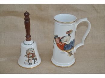 (#28) Norman Rockwell Mug And Bell