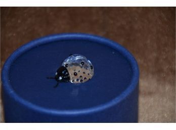 (#124) Swarovski Crystal Petite 1' LADY BUG With Box #7604