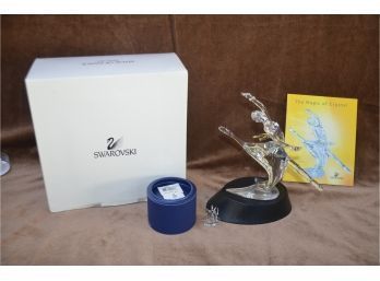 (#108) Swarovski Crystal MAGIC OF DANCE ANNA 2004 Annual Edition With Stand - Additional Anna's Ballet Shoes