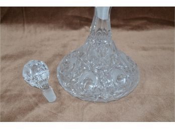 (#52) Crystal Wine Water Decanter 11'H