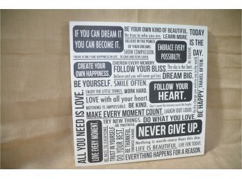(#24) Canvase Wall Art Inspirational 24x24