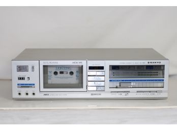 Sanyo  Stereo Cassette Deck Auto Music Select System Model # RD R60 Serial # 03426727