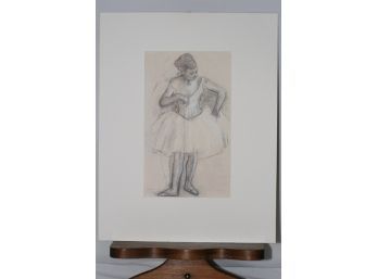 (#16) Dega: Ballet Dancer Print In Matt