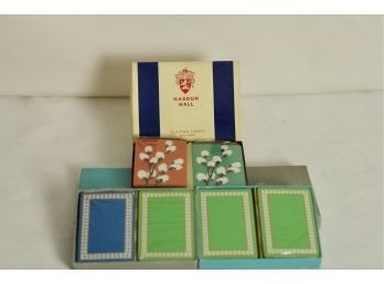 (#188) 3 Sets Of Never Used/ Sealed  Stamps Vintage Playing Cards 1 Set Is Manufactured By Haddon Hall