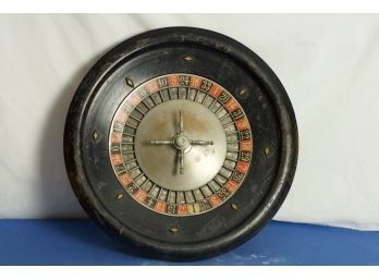 (#2) Vintage Art Deco Roulette Wheel  Table Top Game