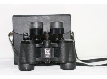 (#217)  Bushnell Inta-focus Zoom Binocular Sports View 7-15x-35 Field 200ft - 1000 Yards With Carry Case