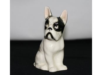 (#130) Vintage German Ceramic/ Sweet French Bulldog /stamped On The Bottom Small Chip On Inner Ear