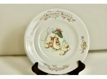 (#224 A)  'The  World Of Beatrix Potter' Infant Plate / Royal Albert Bone China England