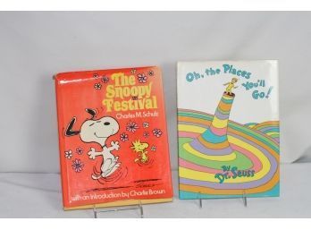 (#206) 2 Children Book The Snoopy Festival  & Dr Seuss