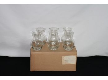 (#111) William Sonoma 6 Piece Small Vases