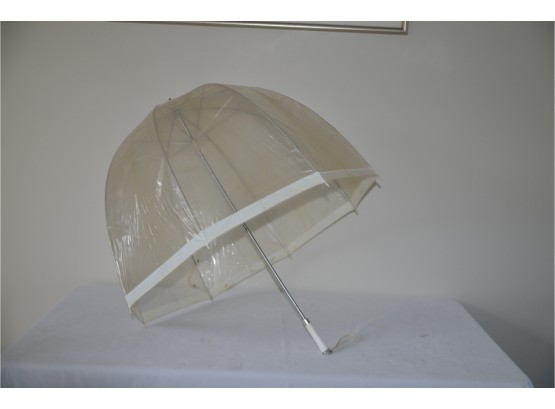 Vintage Bubble Clear Dome Shape Umbrella