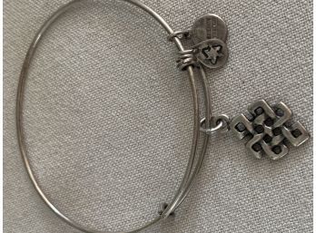 (#124) Alex And Ani Silver Plated Energy Bracelet
