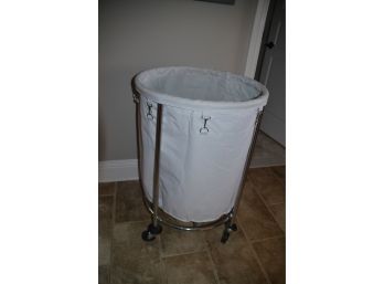 Large Laundry Cart On Wheels 23'Round X 23'Height