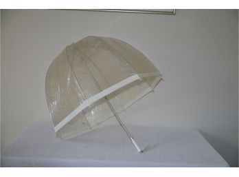 Vintage Bubble Clear Dome Shape Umbrella