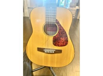 Yamaha FG Junior Guitar With Case Cover And Stand