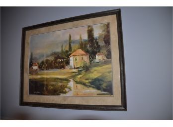 Framed Italy Countryside Picture