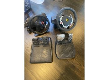 Gaming Steering Wheels And Pedals