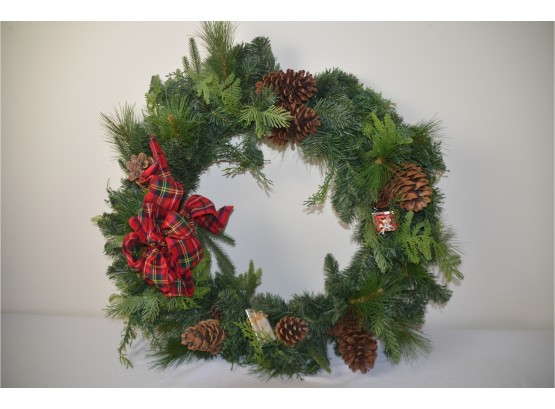 (#78) Christmas Artificial 30' Wreath With Fragrance Stick From Pier 1