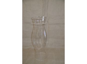 (#275) Large 16.5'Height Hurricane Candle Stick Glass 6'diameter