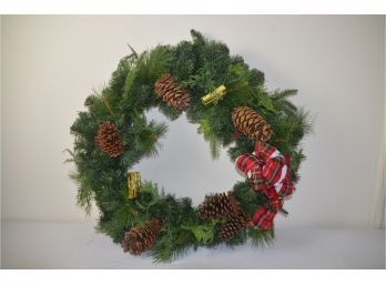 (#77) Christmas Artificial 30' Wreath With Fragrance Stick From Pier 1