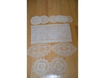 (#127) Lace Dollies Oval, Round And Rectangular