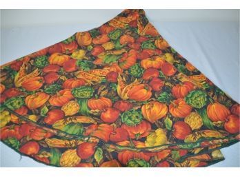 (#107) Fall Round Table Cloth 60'