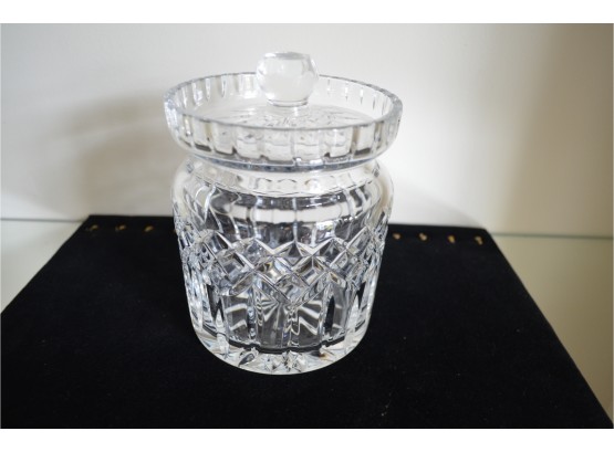 Crystal Glass Canister With Lid