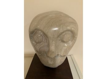 Face Sculpture : Carved Out Of Marble