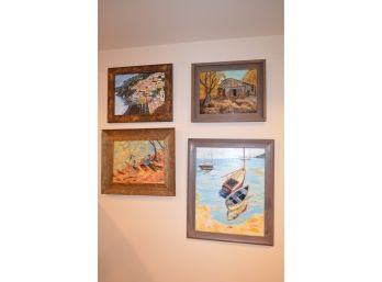 4 Acrylic Framed Art By Homeowner (Travel To Italy)