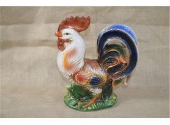 (#14) Colorful Ceramic Rooster 12'H