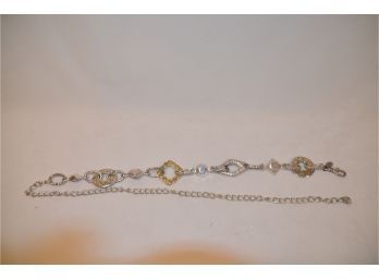 (#156) Chico Gold / Silver Chain Belt 42'length
