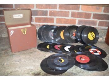 (#94) Large Lot Of 45 RPM Vinyl Records