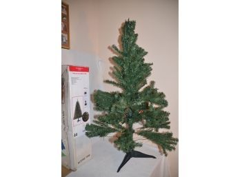 (#18) Artificial 4ft Pre-Lit Multi Color Christmas Tree - New In Box