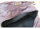 Leather Botkier Plum Grey Handbag  Slightly Worn ($350 Retail)