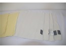 (#122) Woven Yellow (2) And Hold Every Thing Off White Placemats (4)