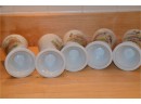 (#185) Porcelain Wild Life Birds Cups Set Of 5