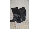 (#172) Gently Used Blondo Black Leather Riding Boots Size 9
