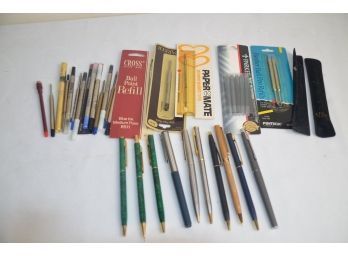 (#77) Assorted Lot Of Pens And Refills - Not Tested