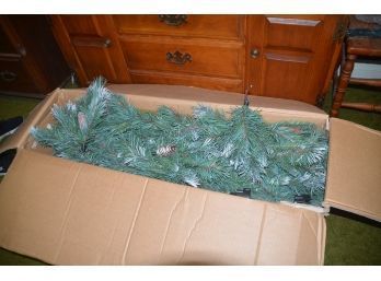 (#38) Artificial Christmas Tree Pinecone And Frosted Tips About 7ft H