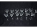 Vintage Crystal 13  SHOT Glasses 4.5'H