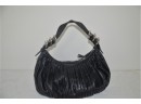 Authentic Miu Miu Satchel Black Leather Women's Handbag - Hardly Used - Like New