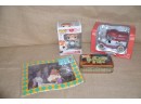 (#95) Toys: I Love Lucy Figurine, Campbell Soup Coin Box, Candy Tin, Hunchback Booklet