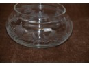 (#27) Lot Of 2 Glass Candy Bowls 3'H