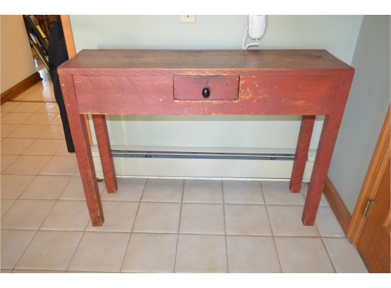 Antique Primitive Console Table