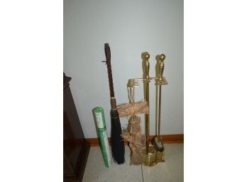 Fireplace Tools (2 Pieces Missing)